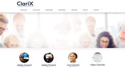 Desktop Screenshot of clarix.com