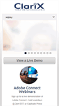Mobile Screenshot of clarix.com